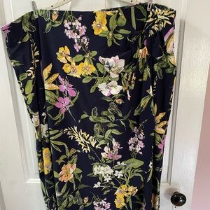 NWT Roz & Ali O-Ring Wrap Skirt